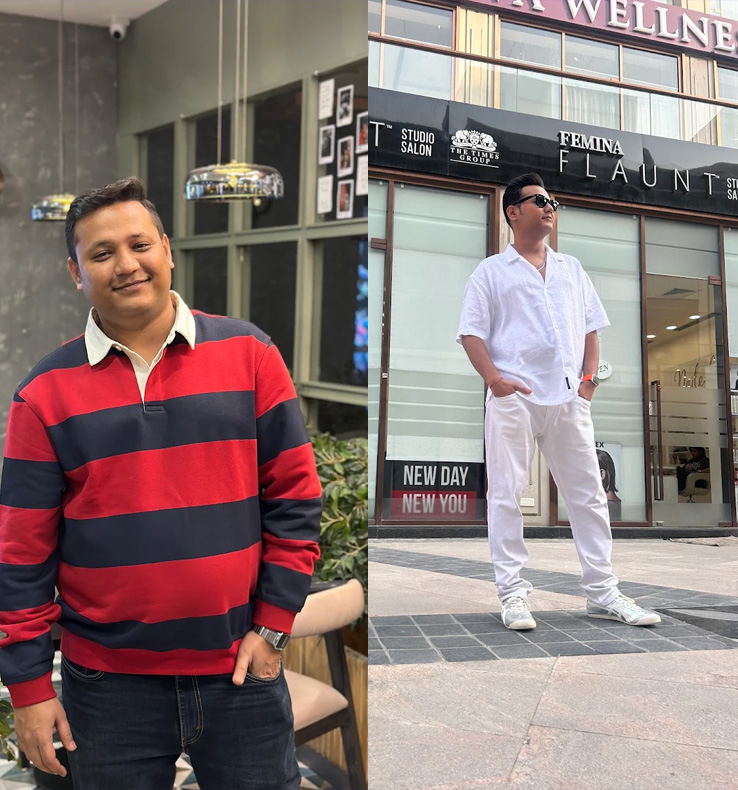rahool before after